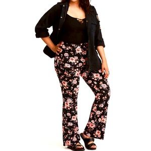 Torrid Floral Flare Pants
